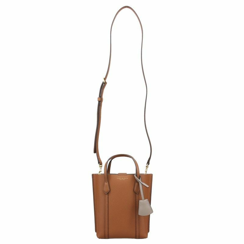 トリーバーチ TORY BURCH トートバッグ レディース ペリー ミニ ブラウン 142616 905 LIGHT UMBER