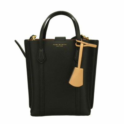 トリーバーチ トートバッグ レディース ロビンソン スモール サッチェル ハンドバッグ ブラック TORY BURCH 143194 001  BLACK | GINZA LoveLove（ラブラブ）