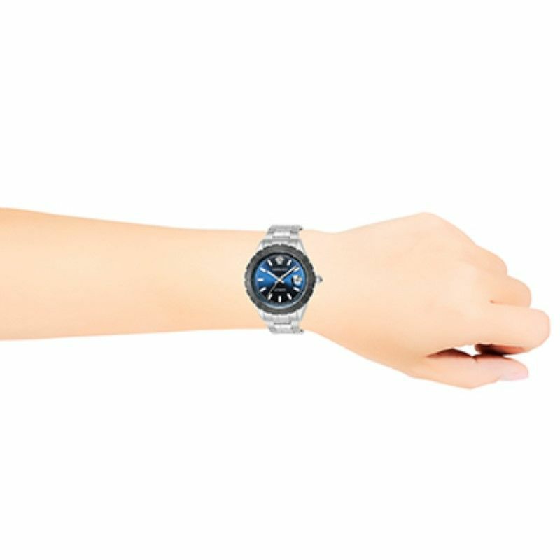 ヴェルサーチ VERSACE 腕時計 メンズ レニウム ブルー VEZI00219 ...