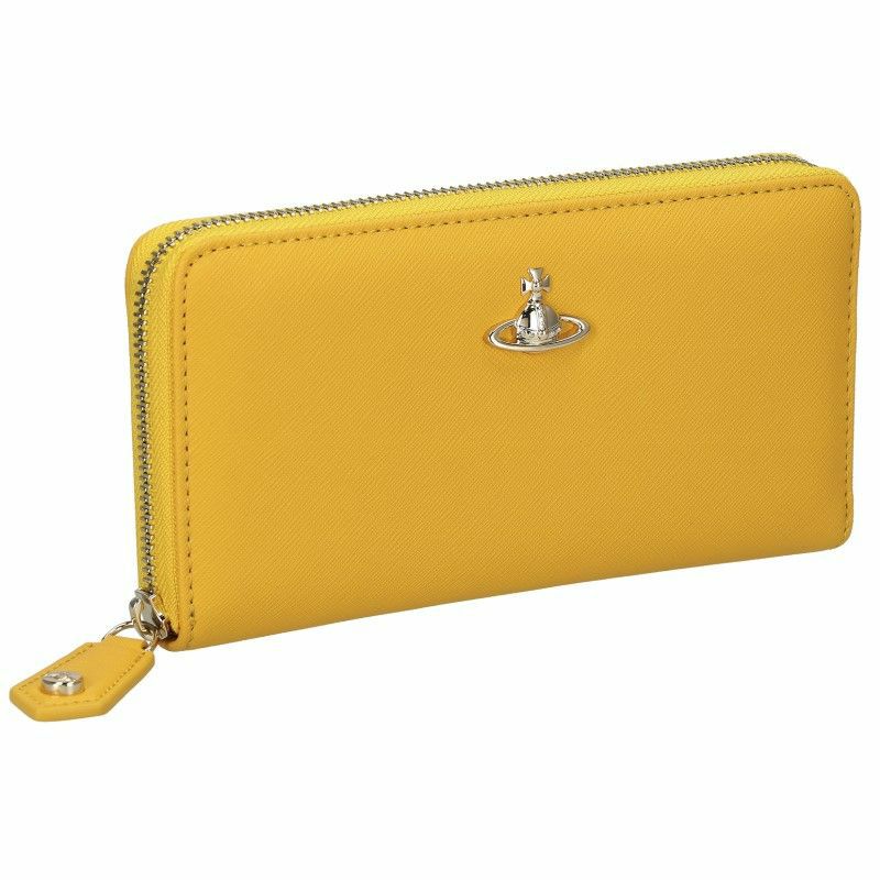 ヴィヴィアンウエストウッド Vivienne Westwood 長財布 レディース イエロー 51050023 SAFFIANO YEL