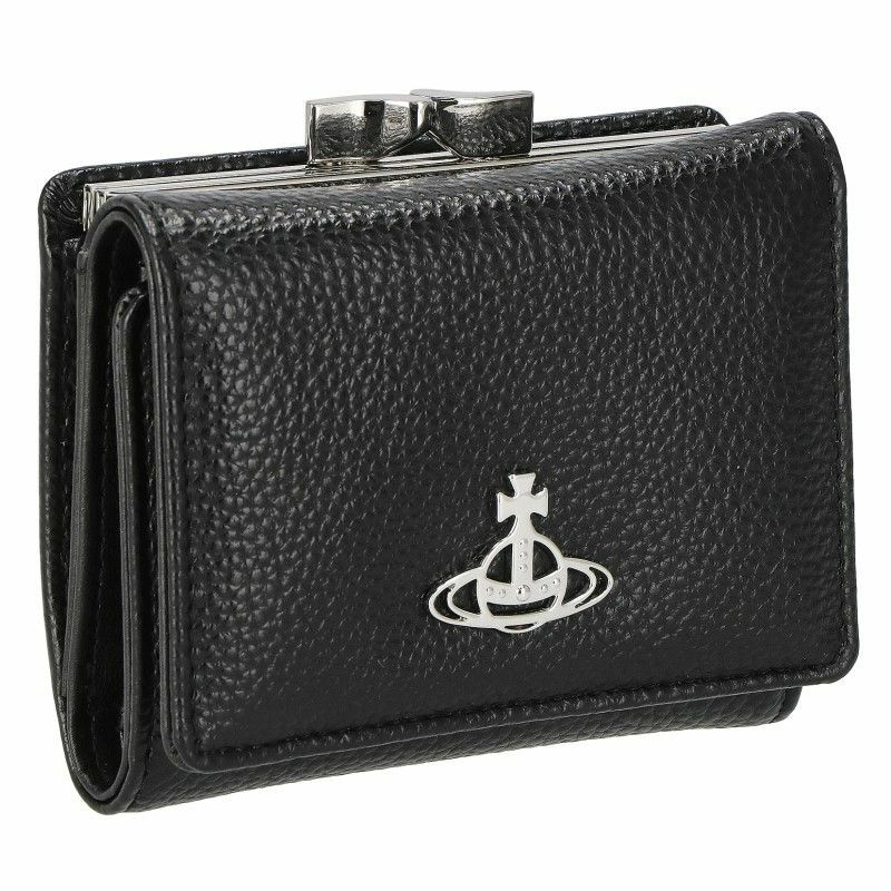 Vivienne Westwood ヴィヴィアンウエストウッド 三つ折り財布 レディース ブラック 51010018 N403 BLACK