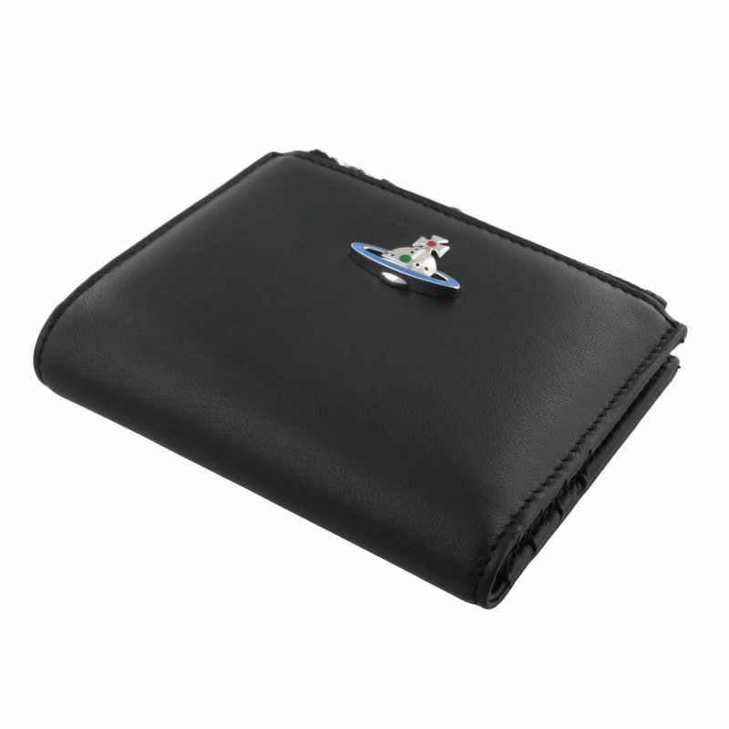Vivienne Westwood ヴィヴィアンウエストウッド 二つ折り財布 EMMA ブラック 51140013 BLACK