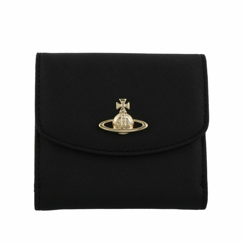 Vivienne Westwood ヴィヴィアンウエストウッド 二つ折り財布 VICTORIA ブラック 51150003 BLACK | GINZA  LoveLove（ラブラブ）