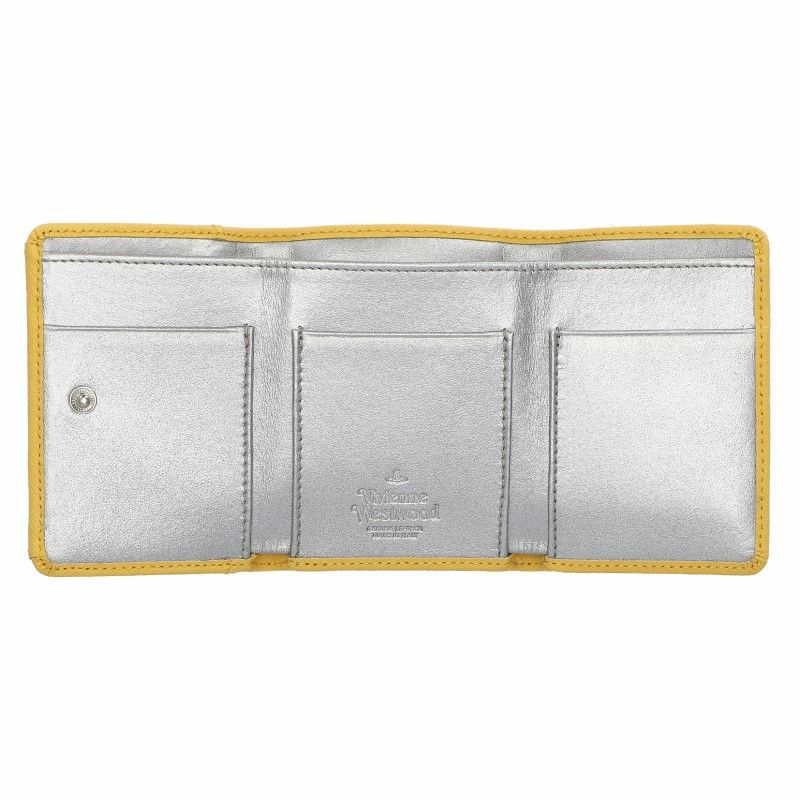 ヴィヴィアンウエストウッド Vivienne Westwood 三つ折り財布 レディース イエロー 52010013 SAFF YEL