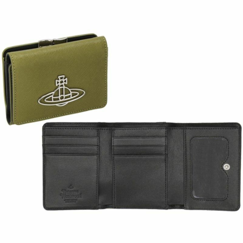 ヴィヴィアンウエストウッド Vivienne Westwood 三つ折り財布 レディース グリーン 51150001 M403 GRN