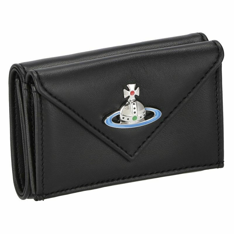 ヴィヴィアンウエストウッド Vivienne Westwood 三つ折り財布 レディース ブラック 51150009 N403 BLACK