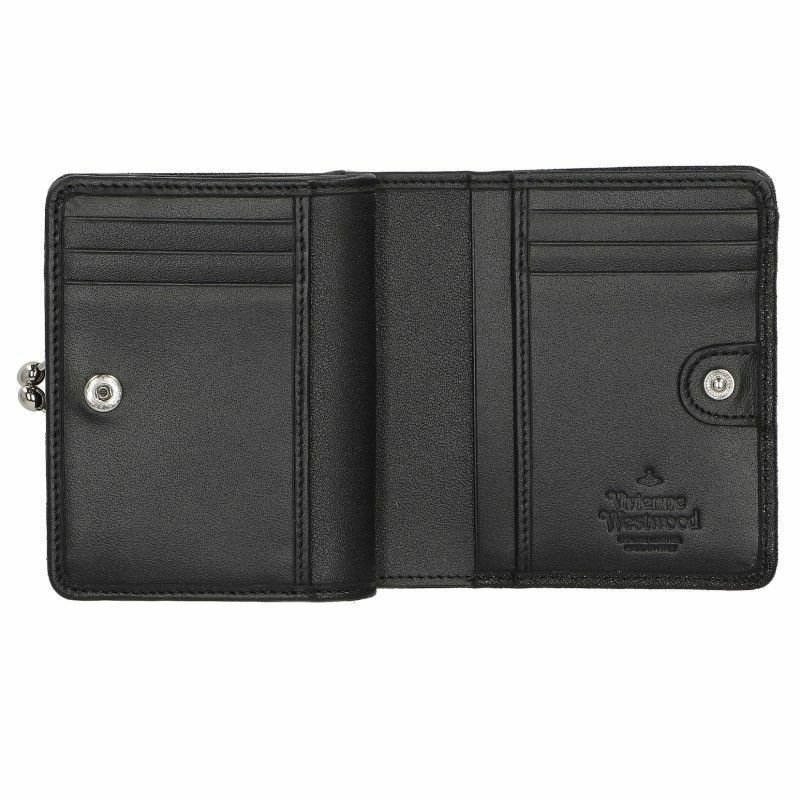 ヴィヴィアンウエストウッド Vivienne Westwood 二つ折り財布 レディース ブラック 51010020 SAFF BLK
