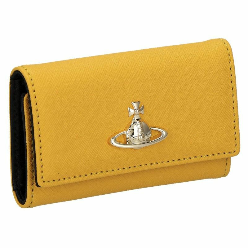 ヴィヴィアンウエストウッド Vivienne Westwood キーケース レディース イエロー 51020001 SAFFIANO YEL