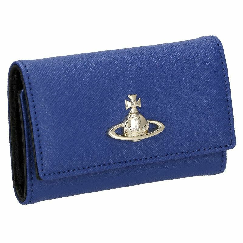 ヴィヴィアンウエストウッド Vivienne Westwood キーケース レディース ブルー 51020001 SAFFIANO BLU