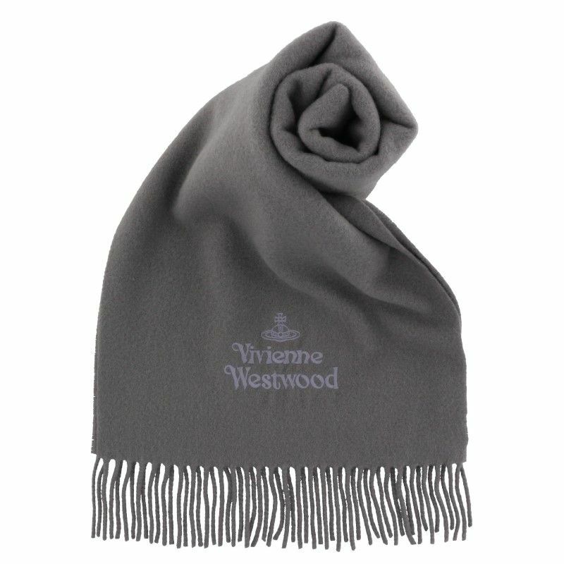 Vivienne Westwood ヴィヴィアンウエストウッド マフラー グレー  