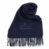 Vivienne Westwood ヴィヴィアンウエストウッド マフラー ネイビーブルー 81030007 W001Z K410 NAVY BLUE