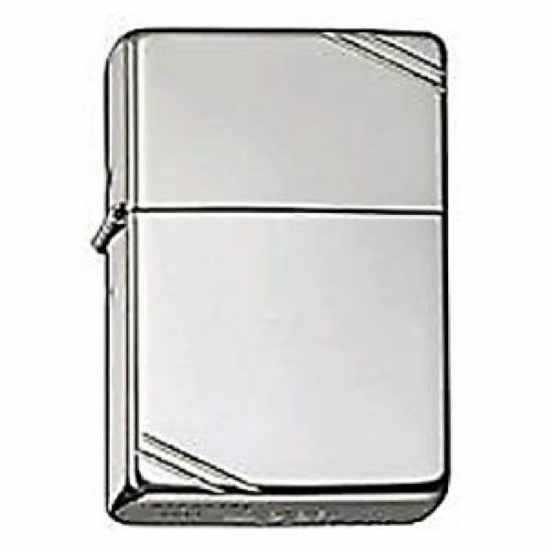 ZIPPO Zippo #14 銀無垢 艶ありフラットトップ ビンテージタイプ シルバー