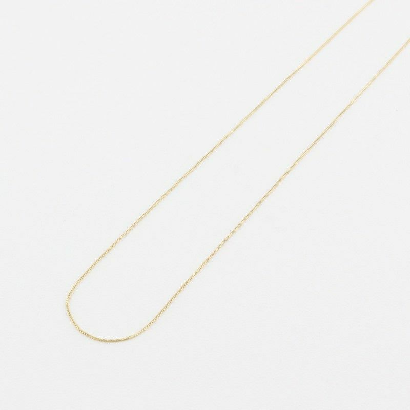 ベネチアンチェーン 18Kイエローゴールド ネックレス レディース 0.6mm