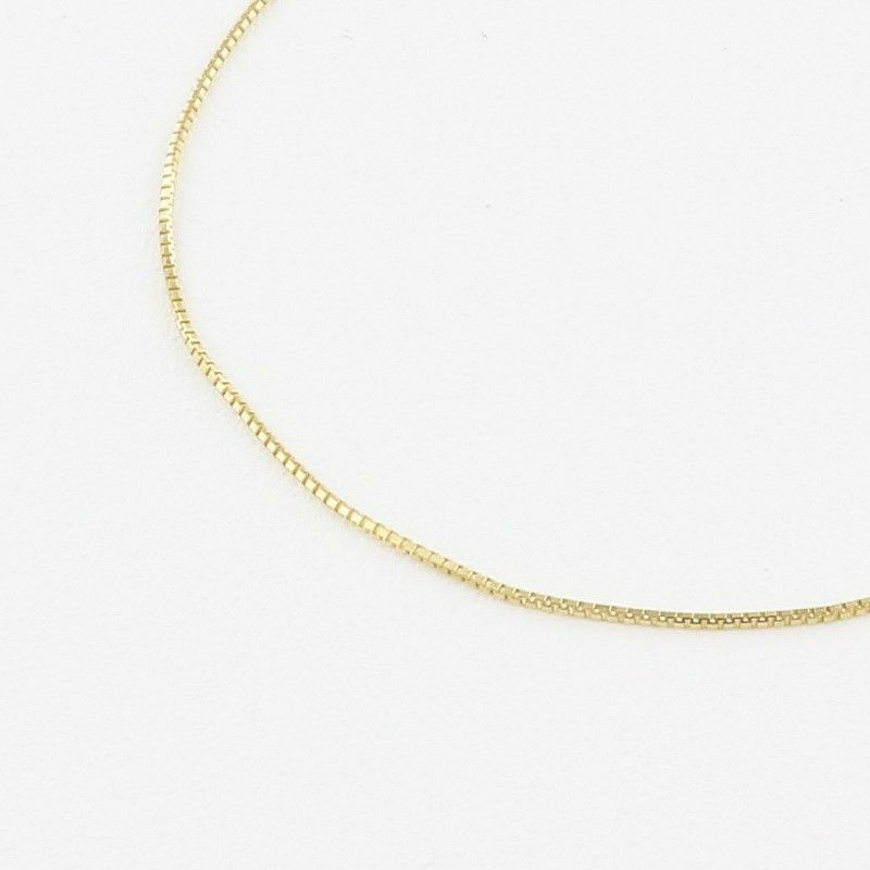 ベネチアンチェーン 18Kイエローゴールド ネックレス レディース 0.7mm GINZA LoveLove（ラブラブ）