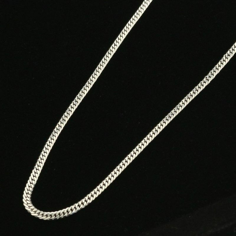 喜平 ネックレス PT850 6面 ダブル 60cm 50g プラチナ 造幣局検定 