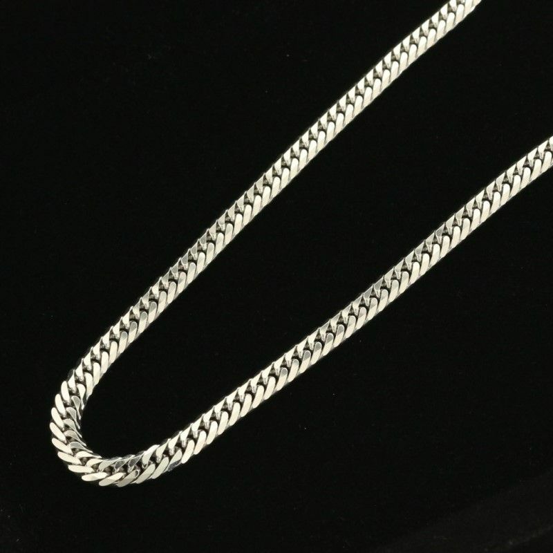 喜平 ネックレス PT850 6面 ダブル 60cm 50g プラチナ 造幣局検定 