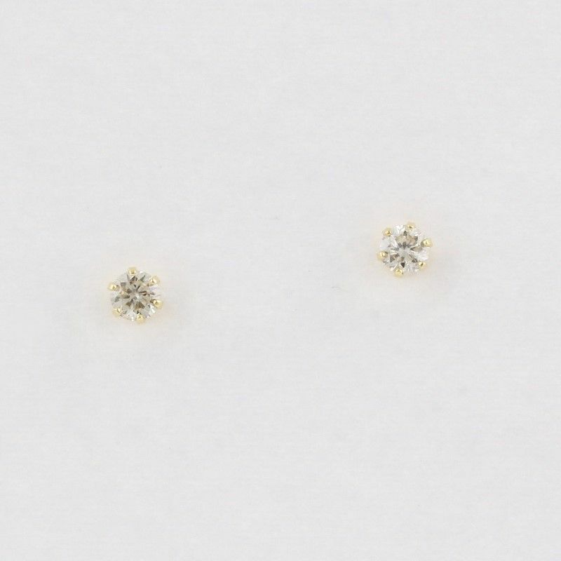 ダイヤモンドピアス レディース ダイヤモンド0.10ct イエローゴールド EDA-068-8Y12