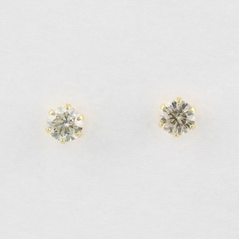 ダイヤモンドピアス レディース メンズ ダイヤモンド0.50ct ゴールド EDA-071-8Y14
