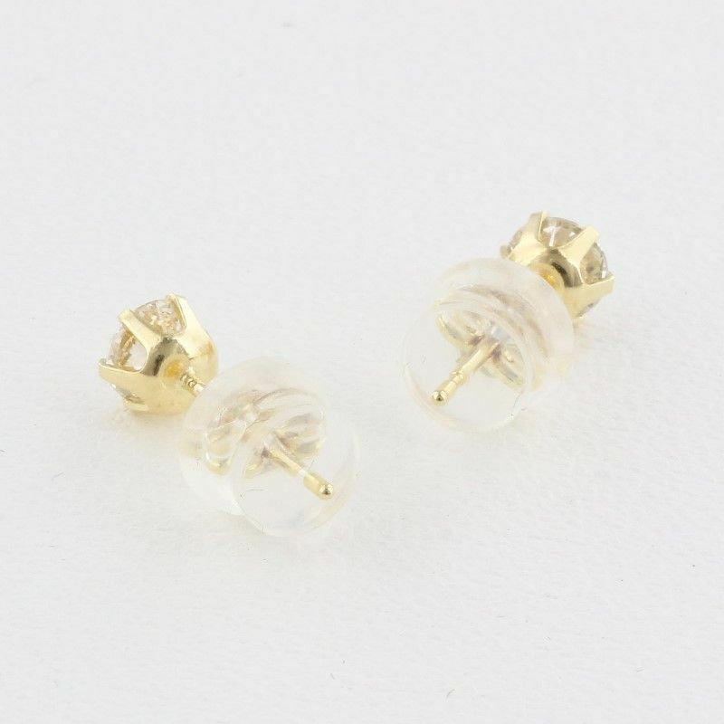 ダイヤモンドピアス レディース メンズ ダイヤモンド0.50ct ゴールド EDA-071-8Y14