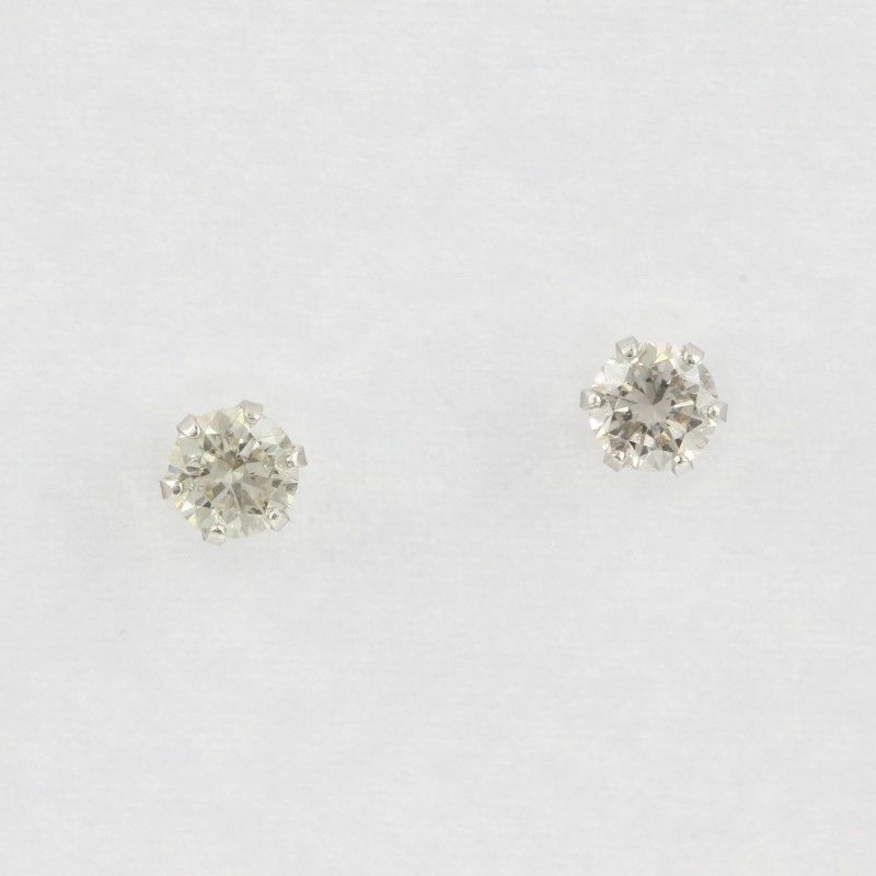 ダイヤモンドピアス レディース メンズ ダイヤモンド0.50ct プラチナ EDA-071-P14