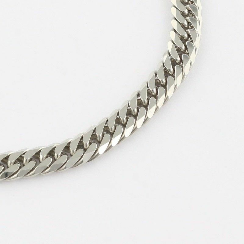 喜平 ブレスレット PT850 6面 ダブル 20cm 20g プラチナ 造幣局
