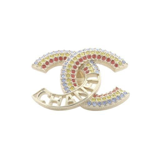 シャネル ブローチ レディース ゴールド CHANEL ABA002 B09920 NL720 GOLD RHINESTONE