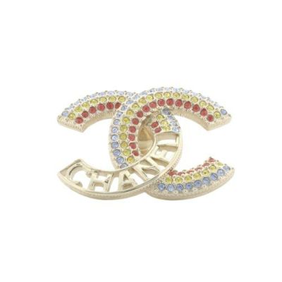 シャネル ブローチ レディース ゴールド CHANEL ABA002 B09920 NL720 GOLD RHINESTONE | GINZA  LoveLove（ラブラブ）