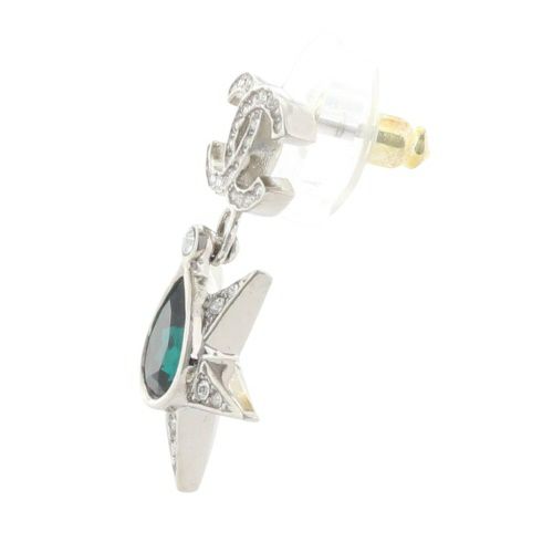 シャネル ピアス レディース シルバー CHANEL ABA382 B10532 NN153 SILVER RHINESTONE