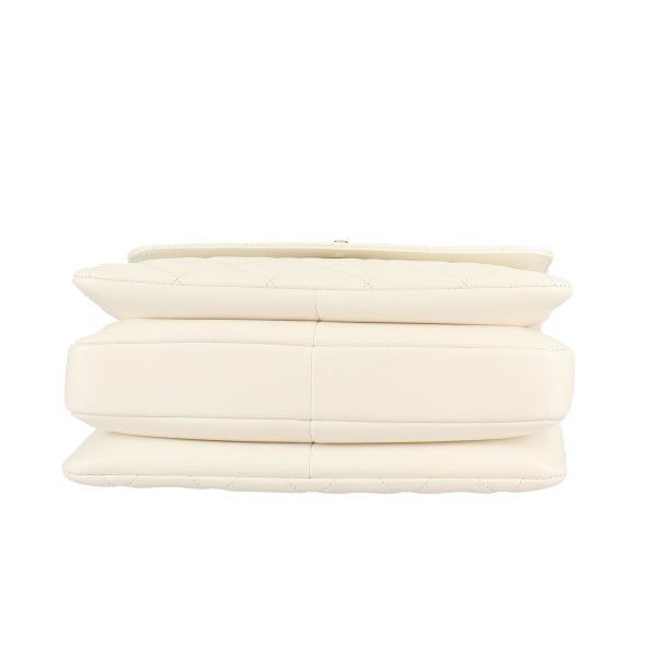 シャネル ハンドバッグ レディース トップハンドルフラップバッグ ホワイト CHANEL A92236 B08027 10601 ホワイト