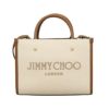 ジミーチュウ トートバッグ レディース VARENNE S TOTE ホワイト Jimmy Choo VARENNE LJJ NATURAL/MARL GREY/DARK TAN/LIGHTGOLD