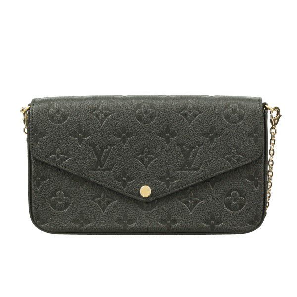 ルイヴィトン ショルダーバッグ モノグラム アンプラント ポシェット・フェリシー ブラック LOUIS VUITTON M82477 ノワール |  GINZA LoveLove（ラブラブ）