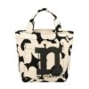 マリメッコ トートバッグ レディース UNIKKO ウニッコ MONO MINI TOTE ブラック marimekko 92197 908 COTTON/ BLACK