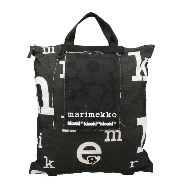 マリメッコ リュックサック レディース KIOSKI キオスキ ファニー ビーパック マリメルキ ブラック marimekko 92209 992 BLACK