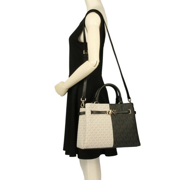 マイケルコース トートバッグ レディース Reed ベルテッド サッチェル ラージ ブラック MICHAEL KORS 35F3G6RS3B BLACK MULTI