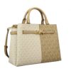 マイケルコース トートバッグ レディース Reed ベルテッド サッチェル ラージ ベージュ MICHAEL KORS 35F3G6RS3B CAMEL MULTI