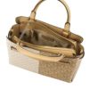 マイケルコース トートバッグ レディース Reed ベルテッド サッチェル ラージ ベージュ MICHAEL KORS 35F3G6RS3B CAMEL MULTI