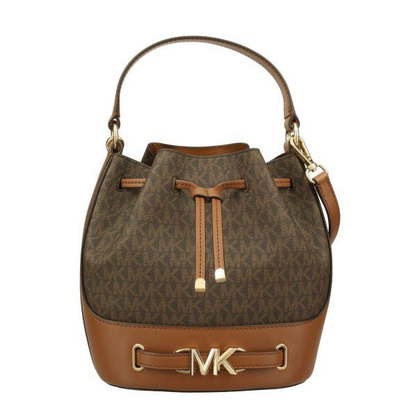 マイケルコース ショルダーバッグ レディース Reed ミディアム ロゴ バケット バッグ ブラウン MICHAEL KORS 35S3G6RM8B BROWN