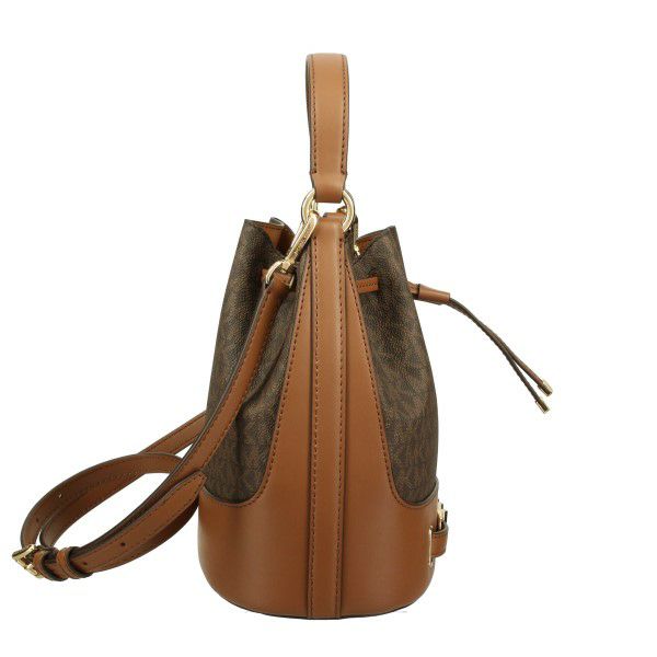 マイケルコース ショルダーバッグ レディース Reed ミディアム ロゴ バケット バッグ ブラウン MICHAEL KORS 35S3G6RM8B BROWN