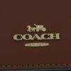 コーチ アウトレット 三つ折り財布 レディース マイクロ ウォレット ブラウン COACH CM761 IMW6S ブラウン/レッドウッド