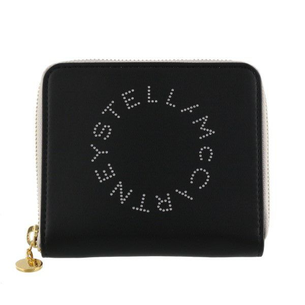 ステラマッカートニー 二つ折り財布 レディース STELLA LOGO ステラ ロゴ ブラック Stella McCartney 7P0009 W8856 1000