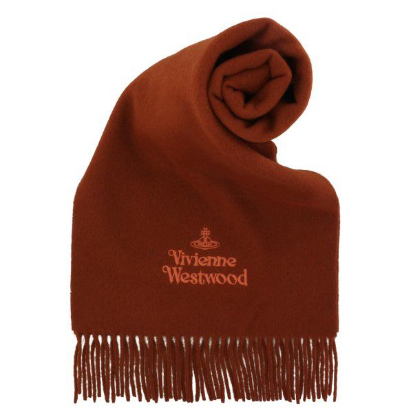 ヴィヴィアンウエストウッド マフラー レディース ブラウン Vivienne Westwood 81030007 W00Q7 C409  TERRACOTTA | GINZA LoveLove（ラブラブ）