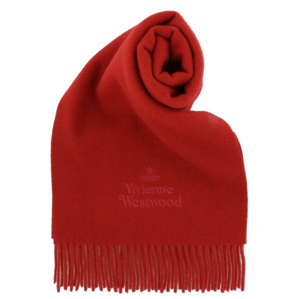 ヴィヴィアンウエストウッド マフラー レディース レッド Vivienne
