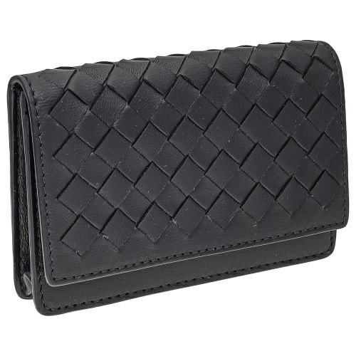 ボッテガヴェネタ カードケース メンズ イントレチャート ブラック BOTTEGA VENETA 133945 V0016 8806