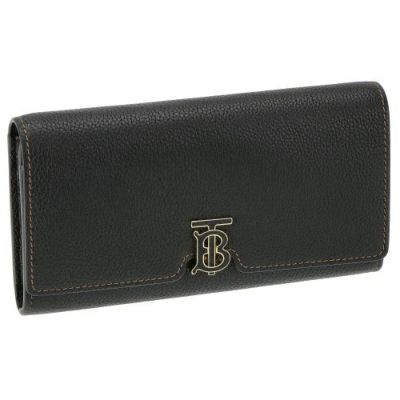 バーバリー 長財布 レディース TBコンチネンタルウォレット ブラック BURBERRY 8049212 BLACK