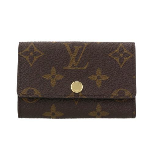 ルイヴィトン キーケース モノグラム ミュルティクレ６ ブラウン LOUIS VUITTON M60701 フューシャ