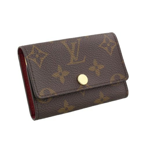 ルイヴィトン キーケース モノグラム ミュルティクレ６ ブラウン LOUIS VUITTON M60701 フューシャ