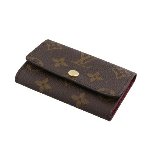 ルイヴィトン キーケース モノグラム ミュルティクレ６ ブラウン LOUIS VUITTON M60701 フューシャ