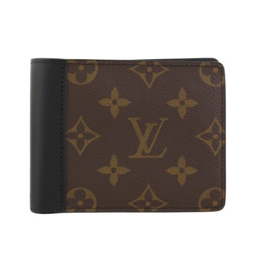 ルイヴィトン 二つ折り財布 モノグラム ポルトフォイユ・ミュルティプル ブラウン LOUIS VUITTON M69408