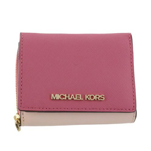 マイケルコース 三つ折り財布 レディース JET SET TRAVEL ピンク MICHAEL KORS 35F1GTVZ5L RSEMLT