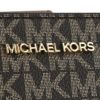 マイケルコース 二つ折り財布 レディース JET SET TRAVEL ブラウン MICHAEL KORS 35F2GTVF6V BROWN/GOLD